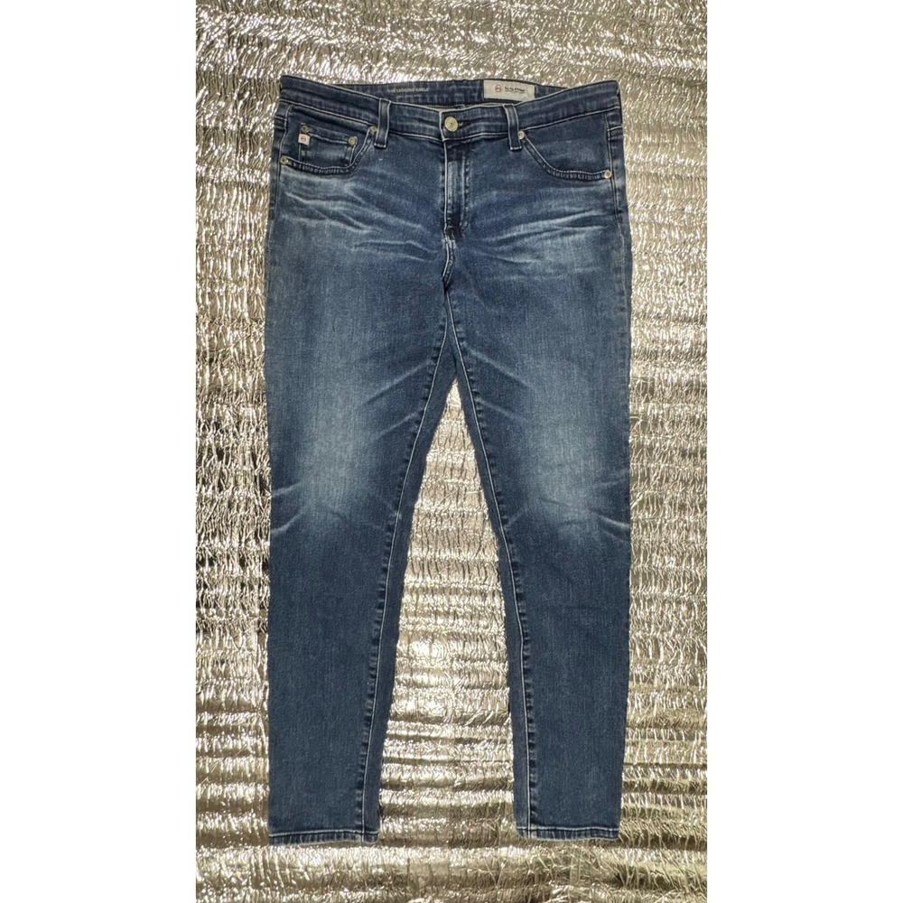 AG Adriano Goldschmied The Legging Ankle Jeans 31R Blue Skinny Denim EMP138911
